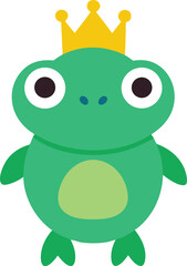 Fototapeta premium A cute walrus with big tusks and a friendly grin vector art illustration