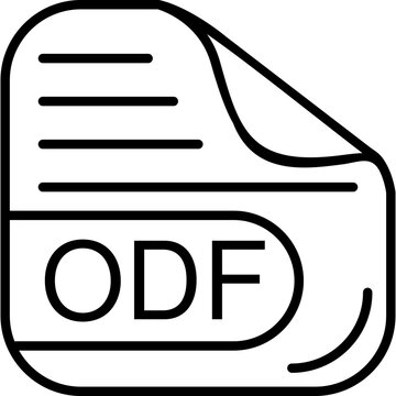 ODF File Format Icon