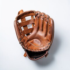 Baseball glove isolated on white background