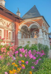 Blooming garden at Savvino-Storozhevsky Monastery