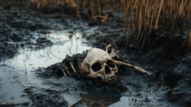 Morbid Remains: Unearthing the Past in a Marsh of Shadows and Forgotten Tales