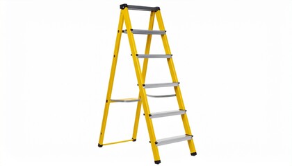 ladder isolated on white