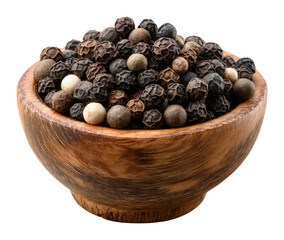 Exploring the unique flavors of black pepper kitchen showcase culinary spice variety isolated on transparent background