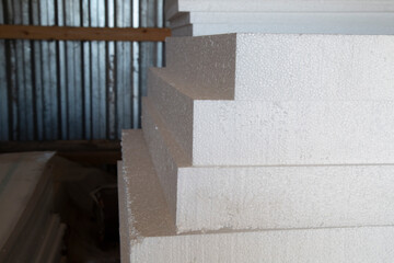Styrofoam or polystyrene material