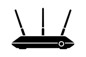 Fototapeta premium Wireless router wifi network internet connection