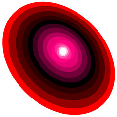 Minimalist Circular Abstract Vector