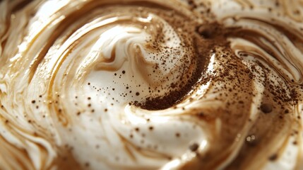 Protein Powder Stirred into Black Coffee