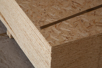 Plywood for construction.Finishing material. Building material.