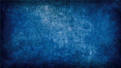 Obraz premium dark turquoise abstract blurred background. A dark blue grunge background
