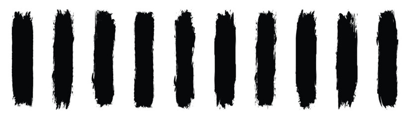 Brush strokes vector. brush. Set of text boxes. Paintbrush collection. Grungy brushes collection. Vector black paint brush. Rectangle brush collection. permanent marker pen stroke set. Vector brushes