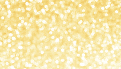 Golden yellow light glitter bokeh texture background. New Year, Christmas and all celebration background concepts.