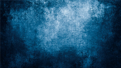 Fototapeta premium dark turquoise abstract blurred background. A dark blue grunge background