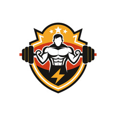 create a fitness logo icon vector art