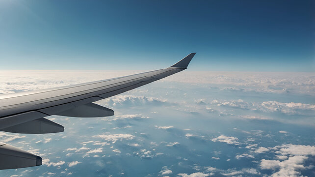 view from airplane window