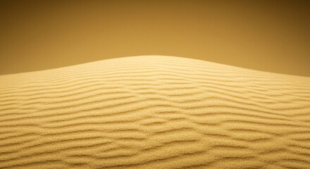 Tranquil desert dunes with golden sand patterns for nature and landscape design