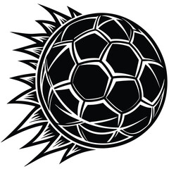 Obraz premium soccer ball vector illustration