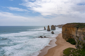 Coastal Cliffs by the Sea