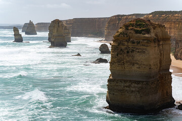 Ocean Cliffs and Limestone Stacks