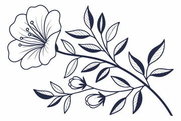 black and white floral background