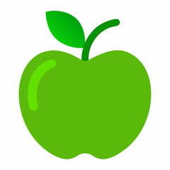 vector illustration of an apple