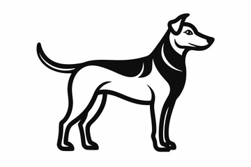 vector illustration of a dog