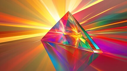 Colorful Pyramid Radiance