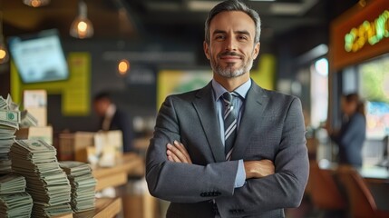 Fototapeta premium Confident Business Leader