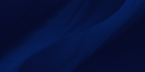 Premium background design with diagonal dark blue line pattern. Vector horizontal template for digital lux business banner, contemporary formal invitation, luxury voucher, prestigious gift certificate