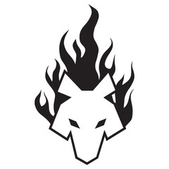 fire wolf logo

