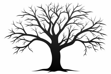 natural tree design with spreading branches