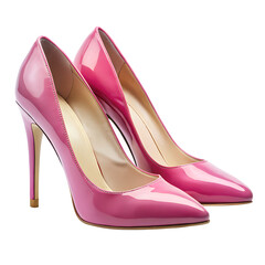 fashionable women shoe isolated on white background.PNG Transparent file type with high definition picture quality available.