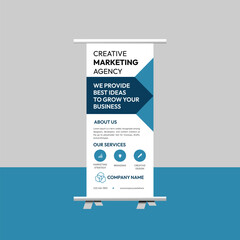 Creative Marketing Agency Roll Up Banner