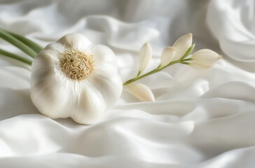 close up of a white flower