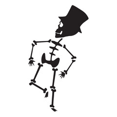 dancing skeleton icon


