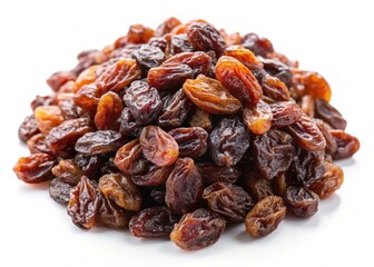 Obraz premium raisins isolated on white background