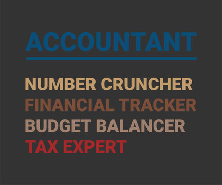 Accountant number cruncher t shirt design vector