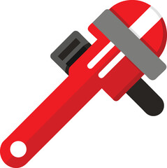 Obraz premium vector illustration of a wrench