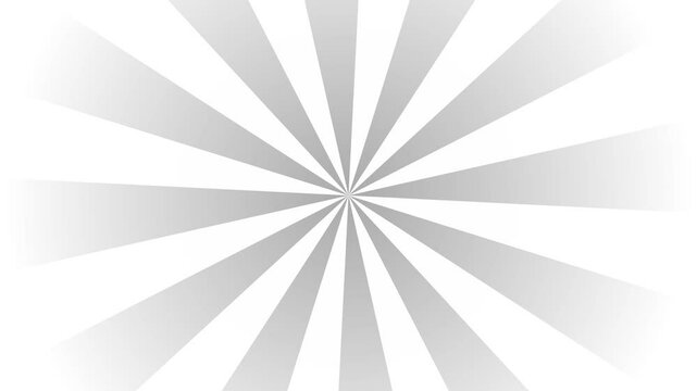 white and greay Animated Spiral Cartoon Backgrounds, cartoon-style retro comic background, abstract background, animated sunburst motion background