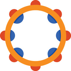 Obraz premium round frame with a circle
