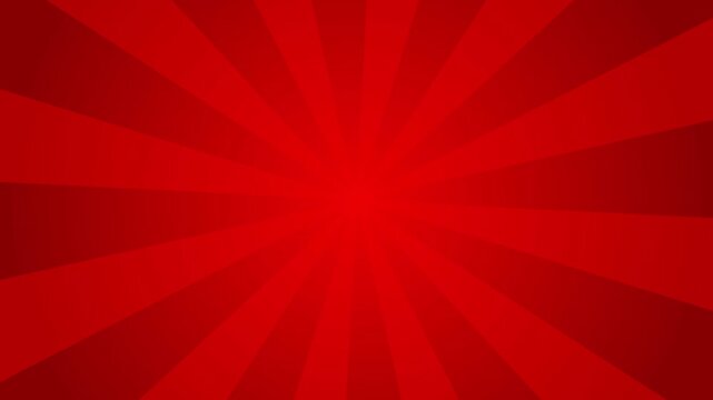 Orangy Red Animated Spiral Cartoon Backgrounds, cartoon-style retro comic background, abstract background, animated sunburst motion background