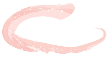 Pink design on white background