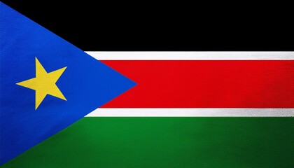 Naklejka premium flag of South Sudan