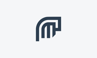 Business and Branding letter m p Logos