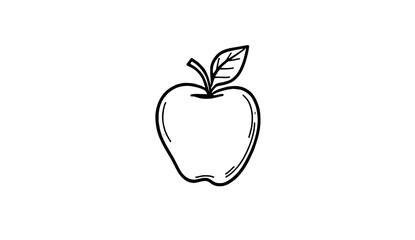 Fototapeta premium apple on white background