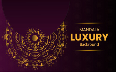 Creative luxury decorative mandala background