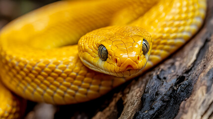 Obraz premium Close Up of Craspedocephalus Yell A3982