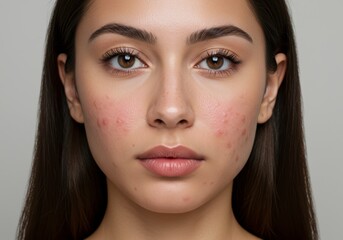 Fototapeta premium Understanding acne skincare routine acne treatment acne scars acne prone skin acne solutions tips