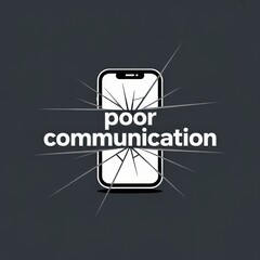 Understanding Communication Barriers: Graphic Illustration of Poor Digital Interaction and Misunderstandings with Mobile Technology