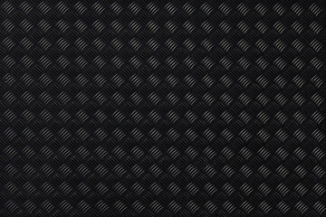 Black Diamond Plate Metal Texture Background