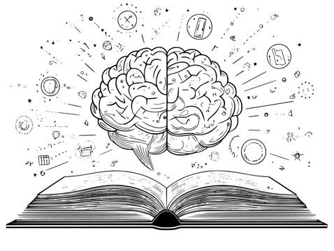 Intelligence embedded within everyday objects, vector illustration